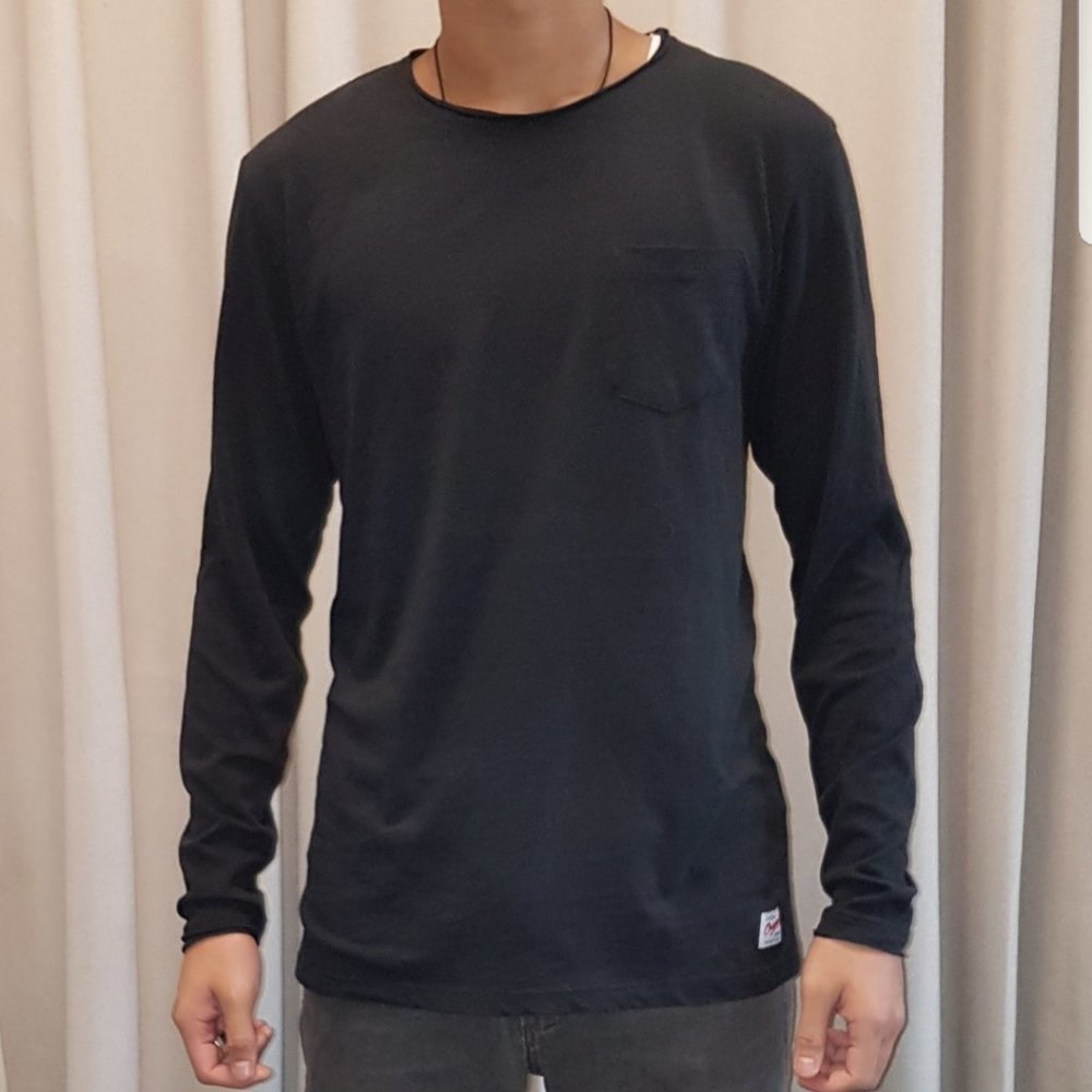 Jack and Jones cotton long sleeve tee/t-shirt